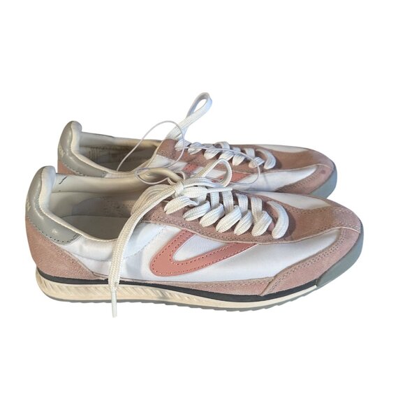 Tretorn pink and white leather sneakers size 7m - Picture 10 of 10